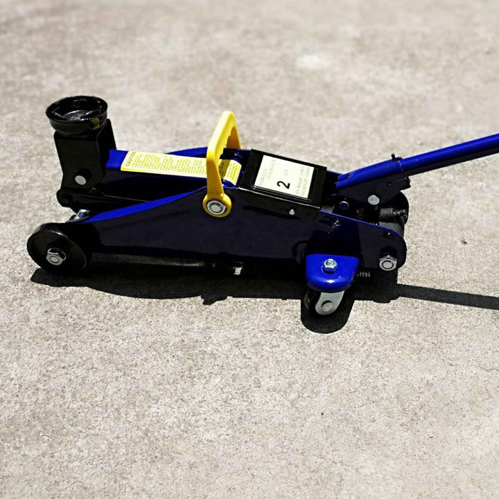 2 Ton Hydraulic Trolley Jack - Steel Car Lifter