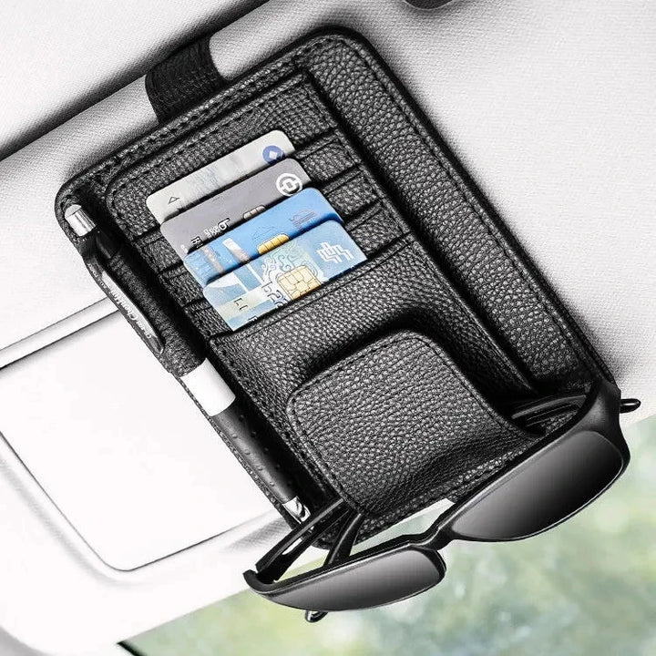 Car Sun Visor Organizer Bag for Essentials - Carmodza.com