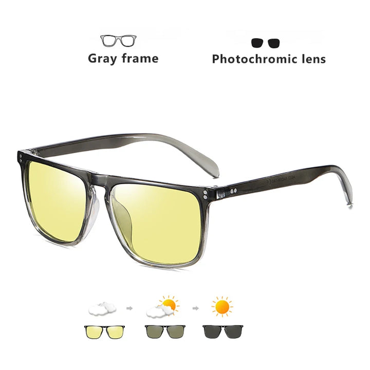Photochromic Polarized Driving Sunglasses for Day & Night Vision - Carmodza.com