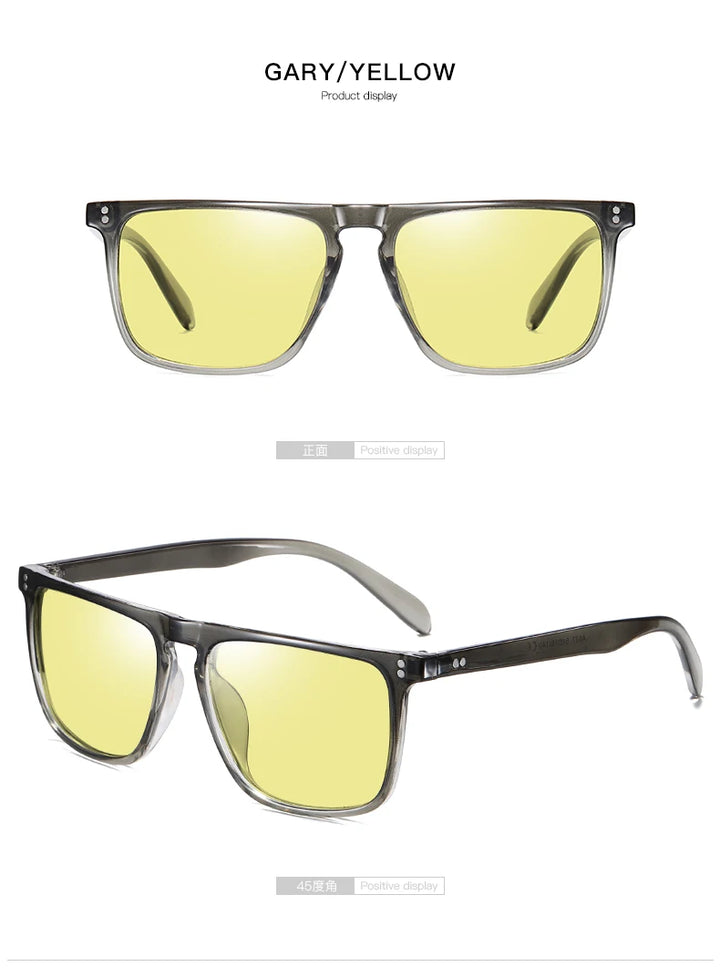 Photochromic Polarized Driving Sunglasses for Day & Night Vision - Carmodza.com