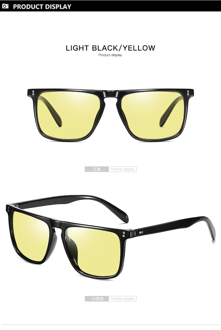 Photochromic Polarized Driving Sunglasses for Day & Night Vision - Carmodza.com