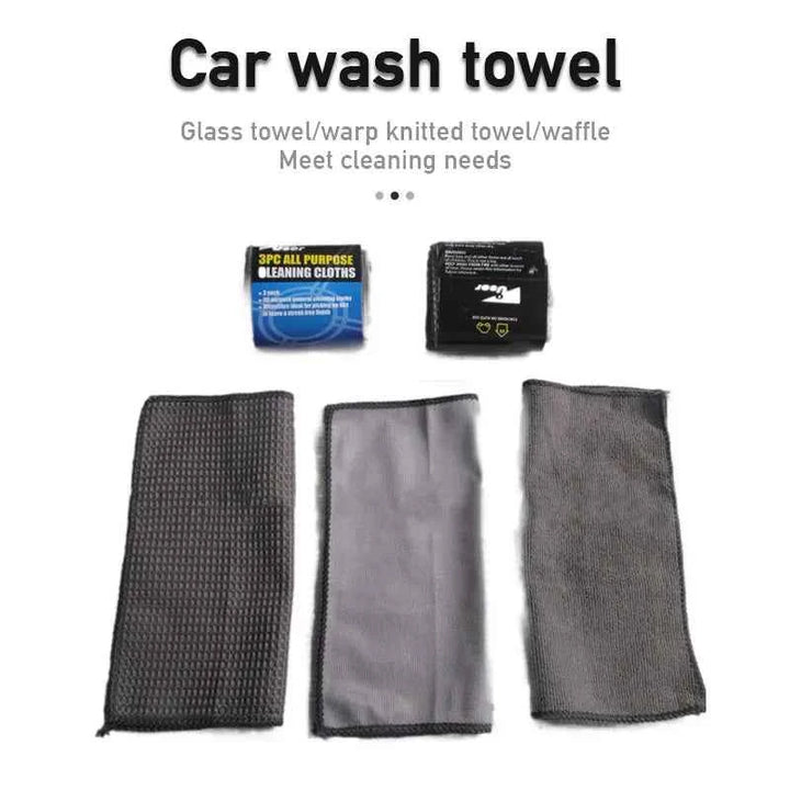 Car Wash Cleaning Kits 9pcs – Microfiber Auto Detailing Set - Carmodza.com