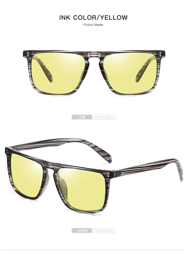 Photochromic Polarized Driving Sunglasses for Day & Night Vision - Carmodza.com
