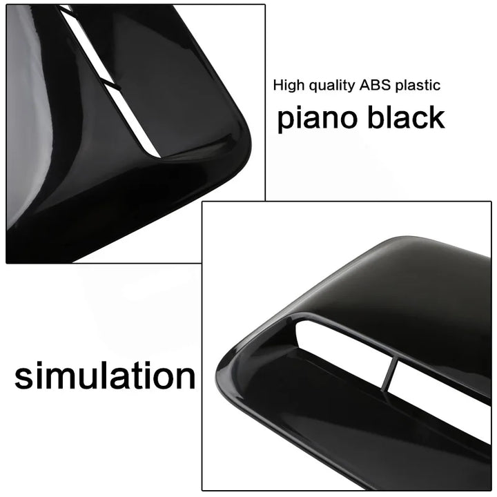 Universal Car Air: Flow Decorative Intake Hood Scoop Bonnet Vent - Carmodza.com