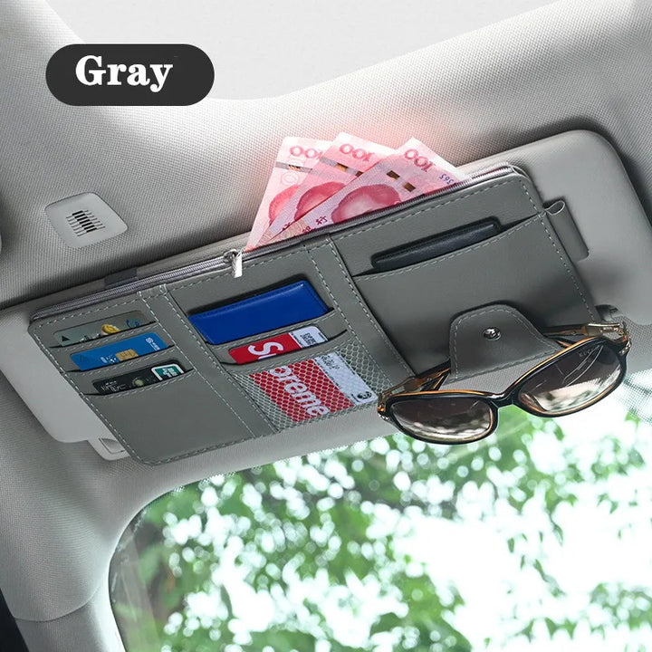 Car Sun Visor Organizer Bag for Essentials - Carmodza.com