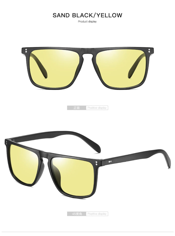 Photochromic Polarized Driving Sunglasses for Day & Night Vision - Carmodza.com