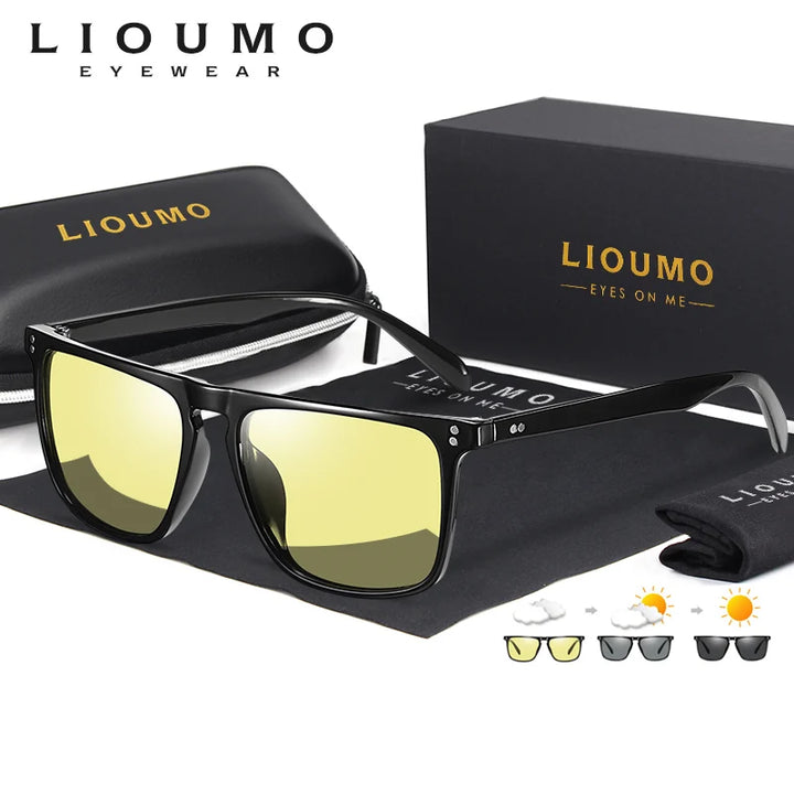 Photochromic Polarized Driving Sunglasses for Day & Night Vision - Carmodza.com