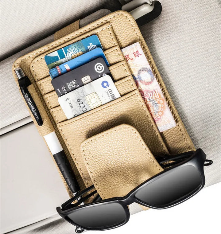 Car Sun Visor Organizer Bag for Essentials - Carmodza.com