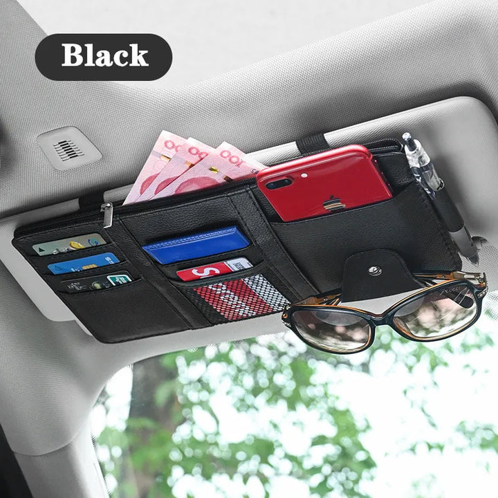 Car Sun Visor Organizer Bag for Essentials - Carmodza.com