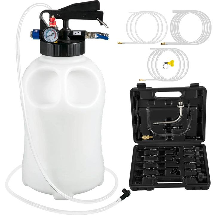 10L Transmission Fluid Pump Kit with Adapters & Gauge for Cars - Carmodza.com