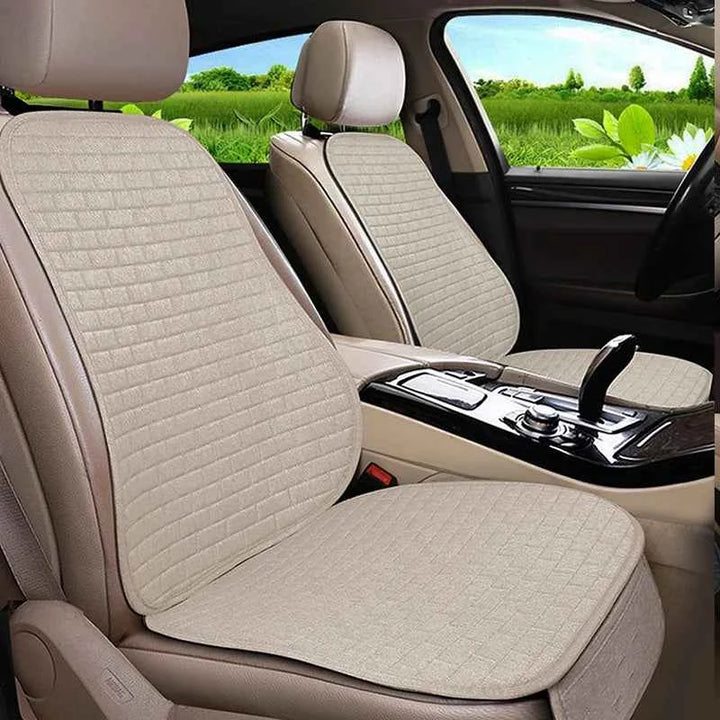 Premium Flax Car Seat Cushion | Universal Fit - Carmodza.com