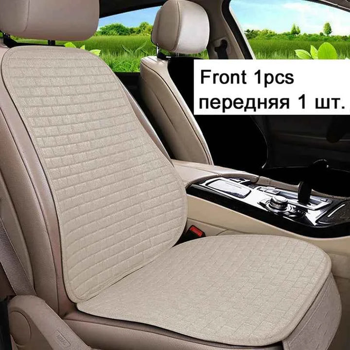 Premium Flax Car Seat Cushion | Universal Fit - Carmodza.com