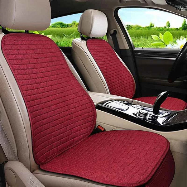 Premium Flax Car Seat Cushion | Universal Fit - Carmodza.com