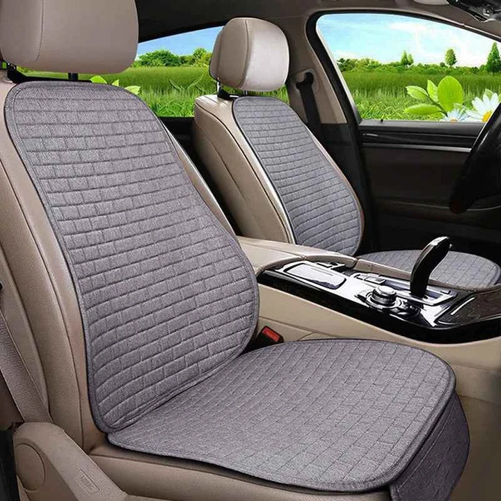 Premium Flax Car Seat Cushion | Universal Fit - Carmodza.com