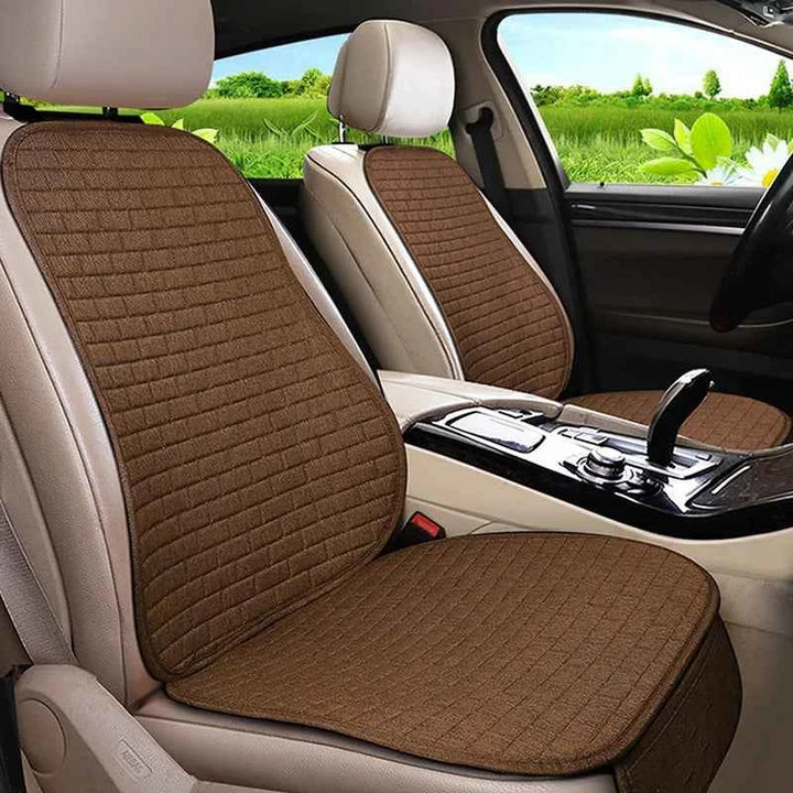 Premium Flax Car Seat Cushion | Universal Fit - Carmodza.com