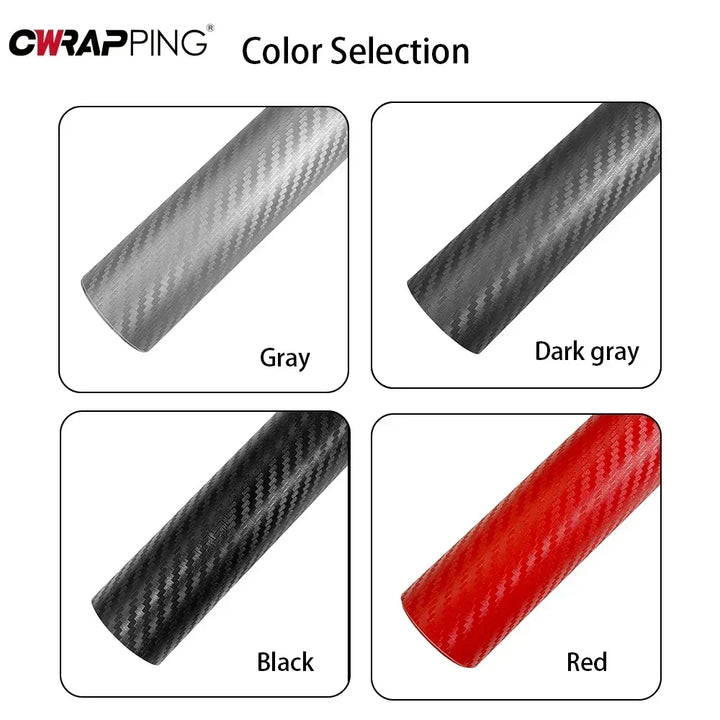 3D Carbon Fiber Vinyl Wrap | Waterproof Auto Styling Film - Carmodza.com