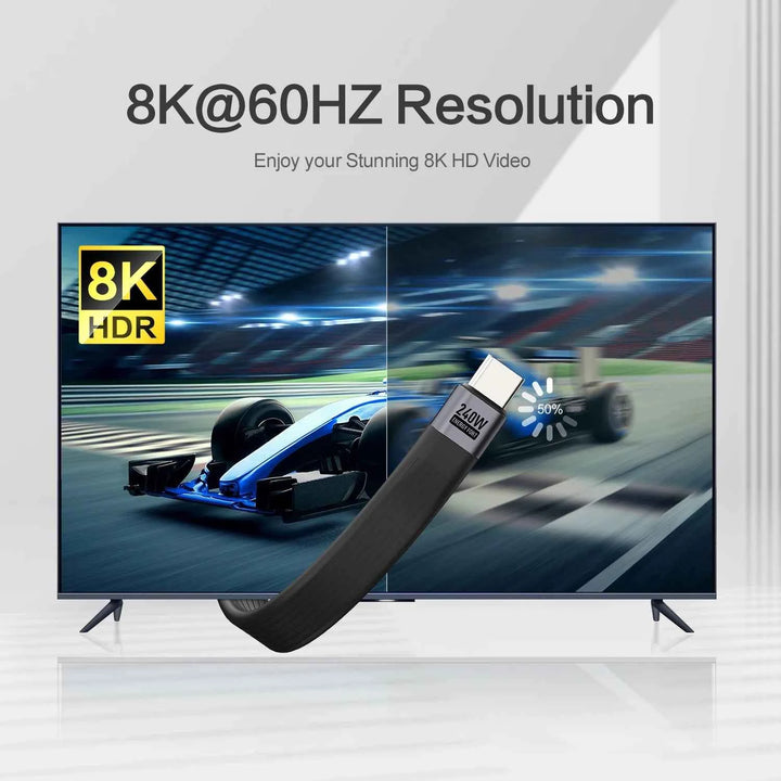 240W USB C Keychain Charger Cable for Car & On-The-Go - Carmodza.com