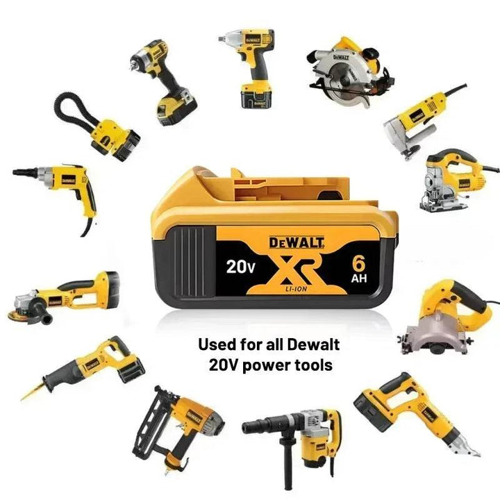 DEWALT 20V XR Battery Pack | 6Ah High-Capacity Li-Ion Battery - Carmodza.com