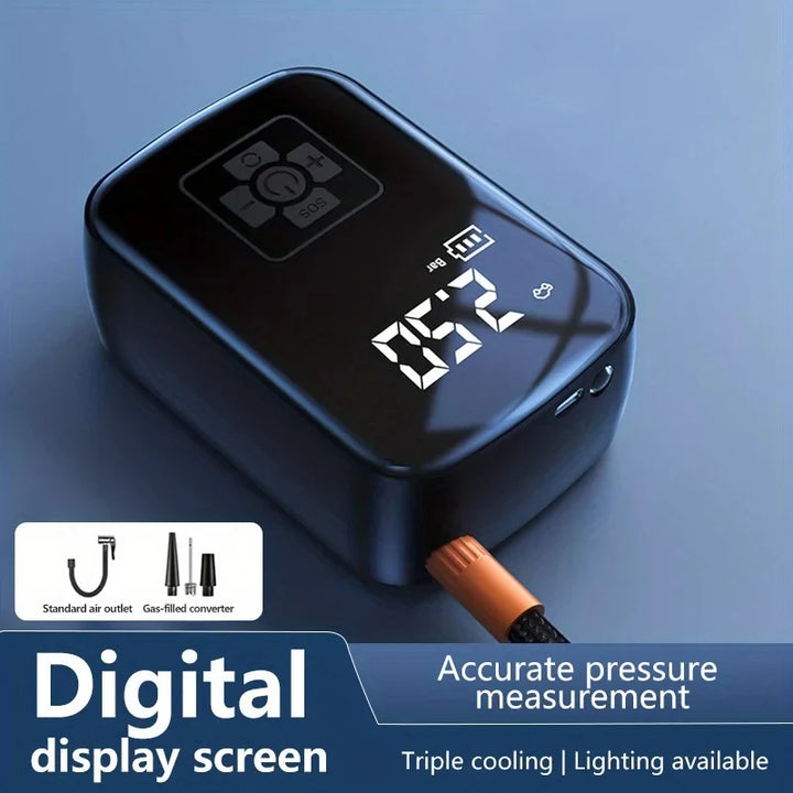 Wireless Portable Car Air Pump | 150PSI Rechargeable Inflator - Carmodza.com