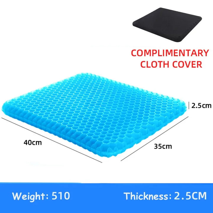 Gel Seat Cushion Car: Breathable Honeycomb Design - Carmodza.com