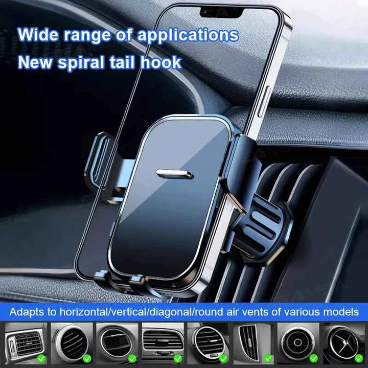 Universal Car Air Vent Phone Holder with Stable Metal Hook - Carmodza.com