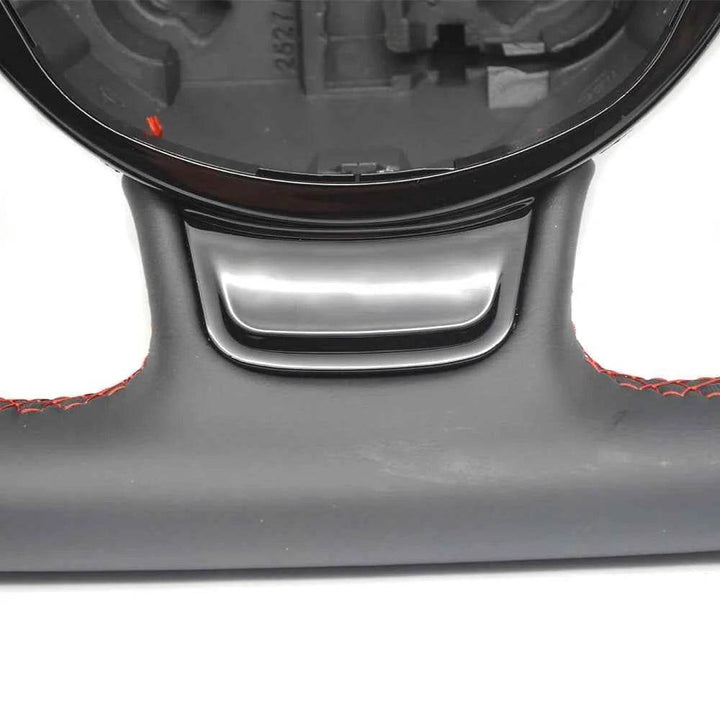 Audi Sport Flat Bottom Steering Wheel | Suede & Leather Grip - Carmodza.com