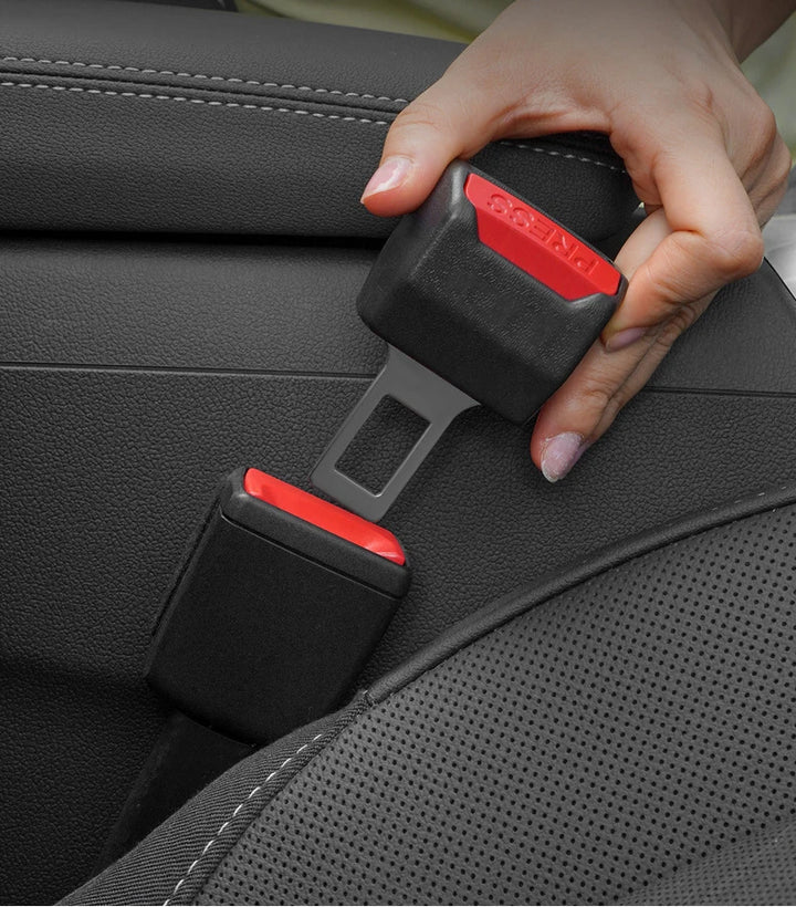 Car Seat Belt Clip Extension: Universal Safety Buckle (2-Pack) - Carmodza.com