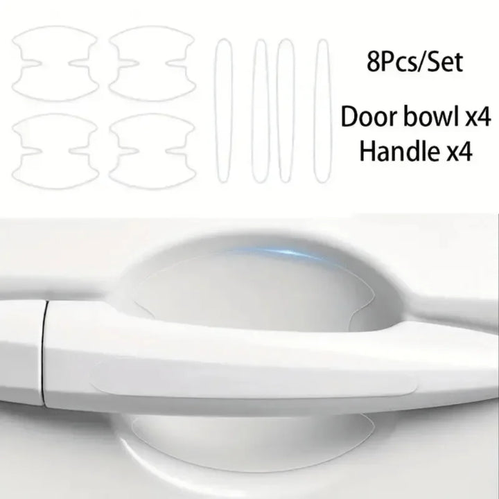 Car Door Handle Protector Film | 8Pcs Scratch Protection Set - Carmodza.com