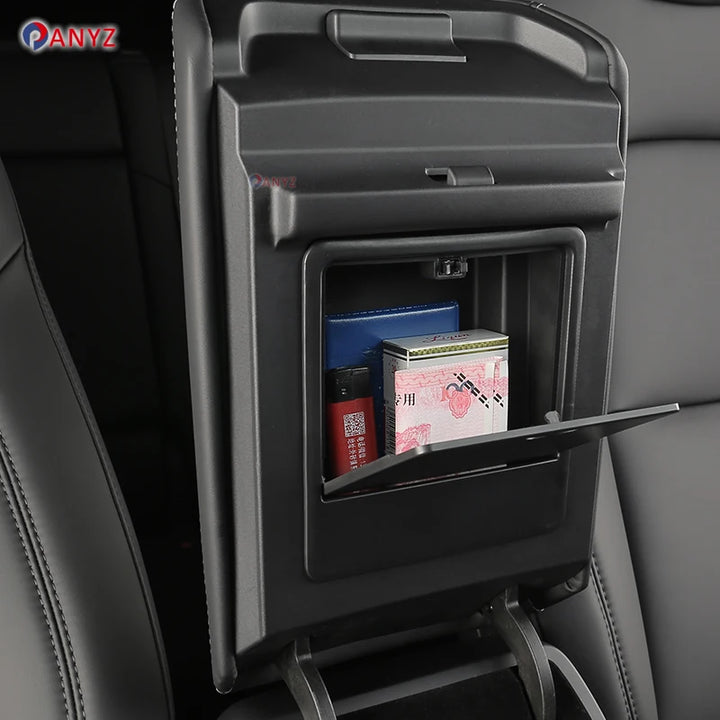 Tesla Armrest Hidden Storage Box for Model 3/Y (2021-2023) - Carmodza.com