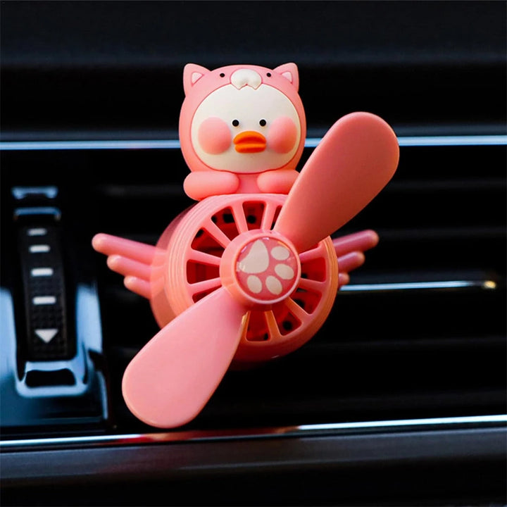 Pink Car Vent Decoration Cat Duck Dog Ornament for Vehicle Air Vent - Carmodza.com