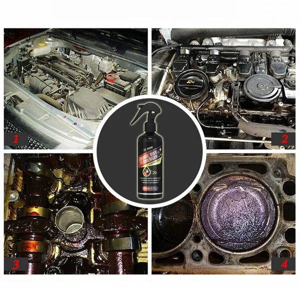 Waterless Engine Degreaser Spray with Microfiber Cloth - Carmodza.com