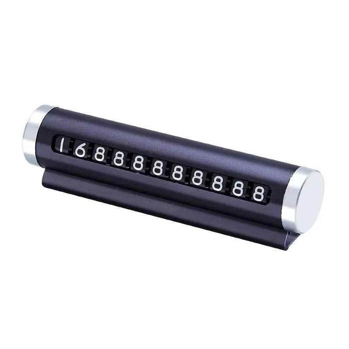 Metal Car Temporary Parking Card Number Plate Stickers - Carmodza.com
