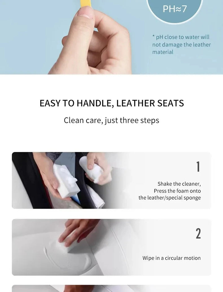 Tesla Seat Foam Cleaner for Model 3/Y/X/S | Gentle & Effective - Carmodza.com