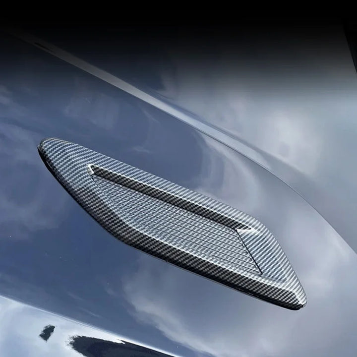 Universal Car Air: Flow Decorative Intake Hood Scoop Bonnet Vent - Carmodza.com