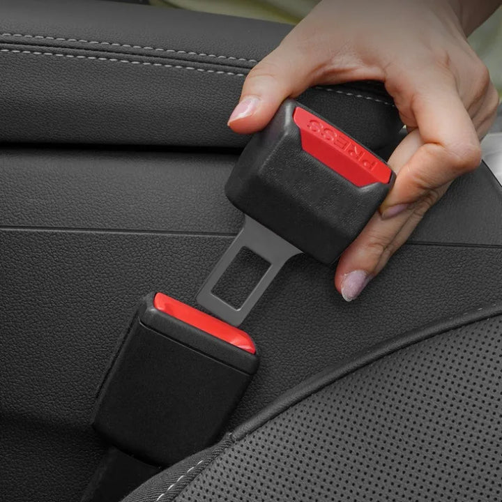 Car Seat Belt Clip Extension: Universal Safety Buckle (2-Pack) - Carmodza.com