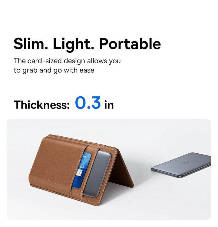 Magnetic Wireless Power Bank 5000mAh for iPhone, Samsung - Carmodza.com