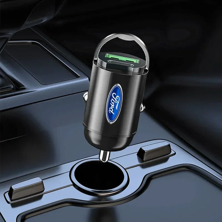 Ford 60W Fast Car Charger with USB-C & USB-A Ports - Carmodza.com