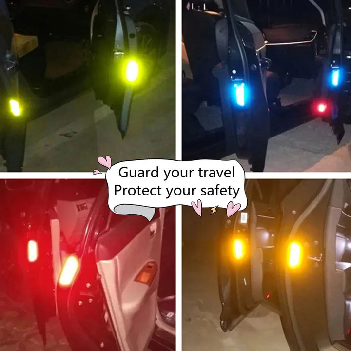 Car Door Reflective Warning Stickers | High-Visibility Safety Decals - Carmodza.com