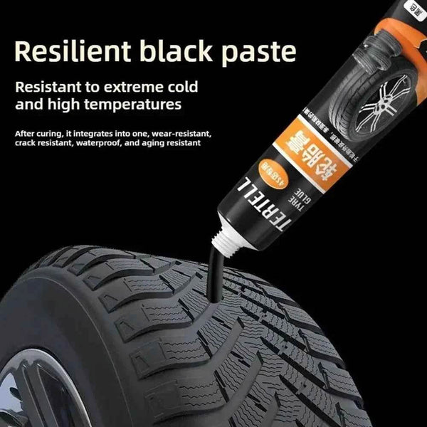 Tire Repair Black Glue Liquid | Strong Rubber Solution - Carmodza.com
