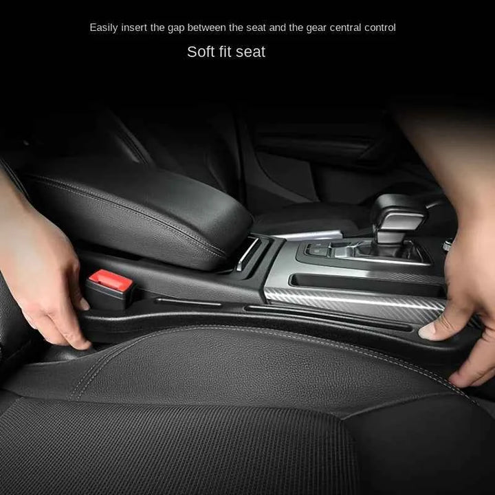 Seat Gap Filler for Cars – Anti-Drop Strip with Mini Organizer Tray - Carmodza.com