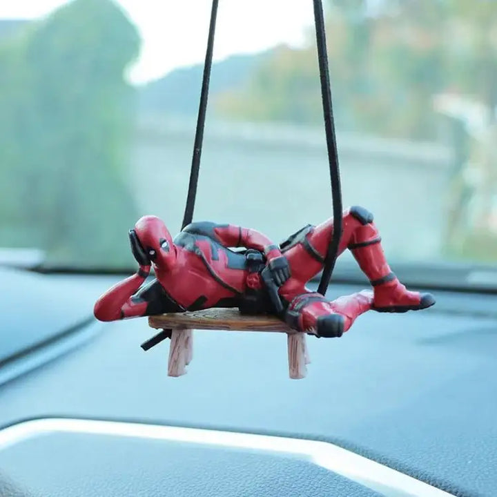 Deadpool Car Pendant for Rearview Mirror Keychain and Decorative Ornaments - Carmodza.com