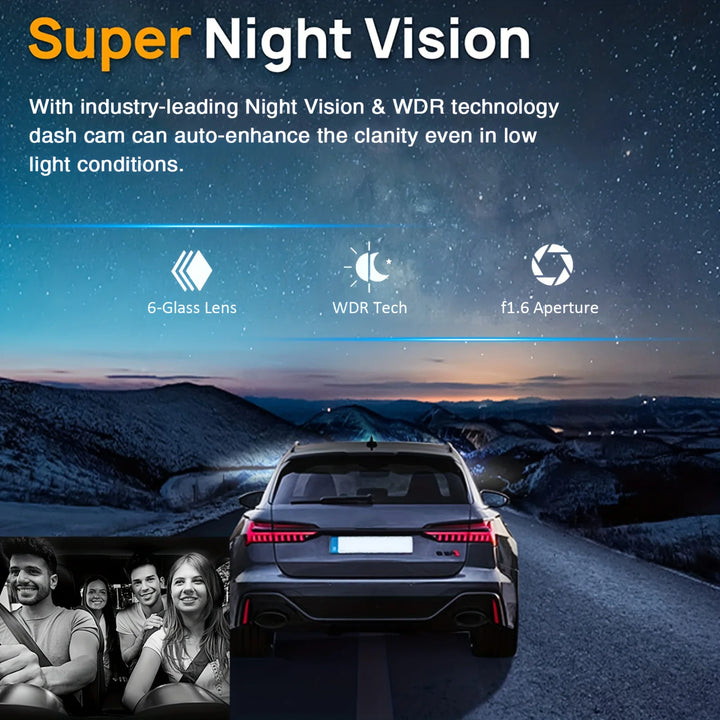 Dual Lens Car Dash Cam 1080P WiFi - Carmodza - Carmodza.com