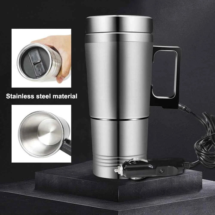 Travel Heating Mug and 12V/24V Electric Car Kettle - Carmodza.com