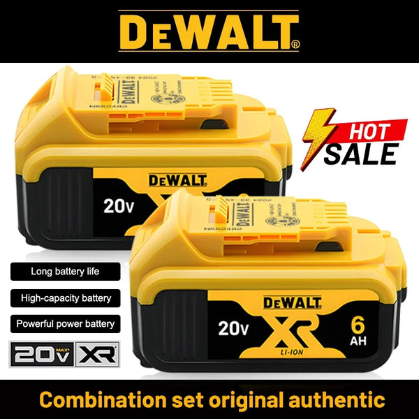 DEWALT 20V XR Battery Pack | 6Ah High-Capacity Li-Ion Battery - Carmodza.com