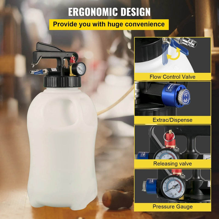 10L Transmission Fluid Pump Kit with Adapters & Gauge for Cars - Carmodza.com