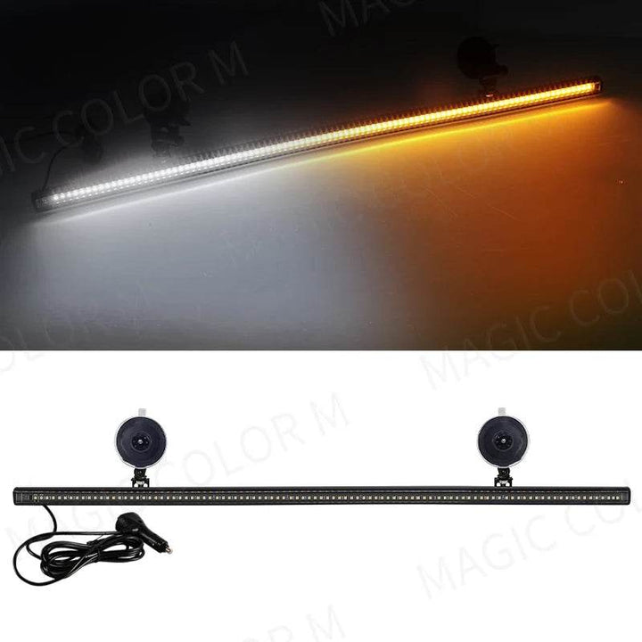 Emergency Windshield Strobe Light Bar with 96 LEDs for Cars & Trucks - Carmodza.com