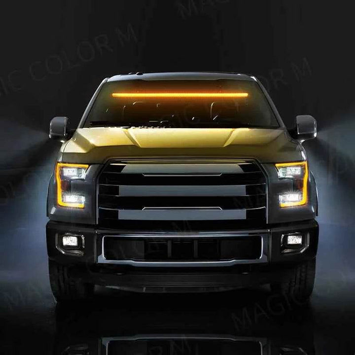 Emergency Windshield Strobe Light Bar with 96 LEDs for Cars & Trucks - Carmodza.com