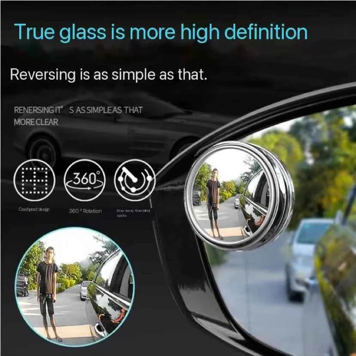 Adjustable Car Blind Spot Mirror for Ultimate Safety (2 Pack) - Carmodza.com
