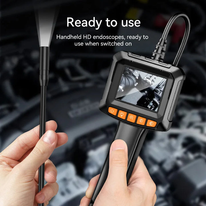 Industrial Borescope Endoscope Camera 4.3" HD 1080P Car Inspection - Carmodza.com