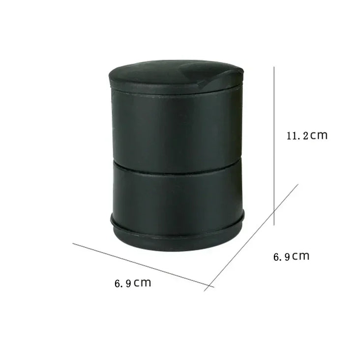 Car LED Ashtray Storage Cup – Portable Auto Garbage Container - Carmodza.com